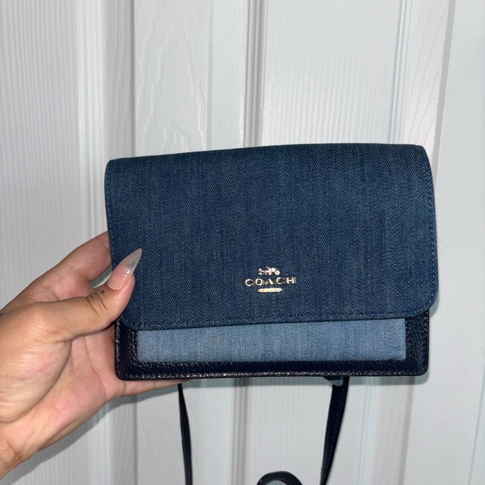 Coach Denim Blue Crossbody Bag